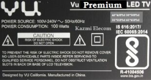 VU Premium LED TV Software
