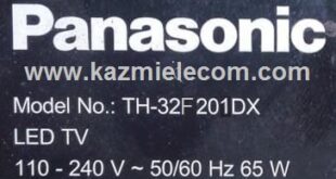 Panasonic Th 32F201Dx Software