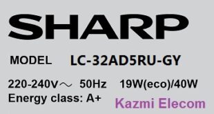 Sharp Lc-32Ad5Ru-Gy